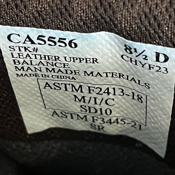 Carolina High Top Safety Steel Toe Shoes Sz 8 1/2D main image 13